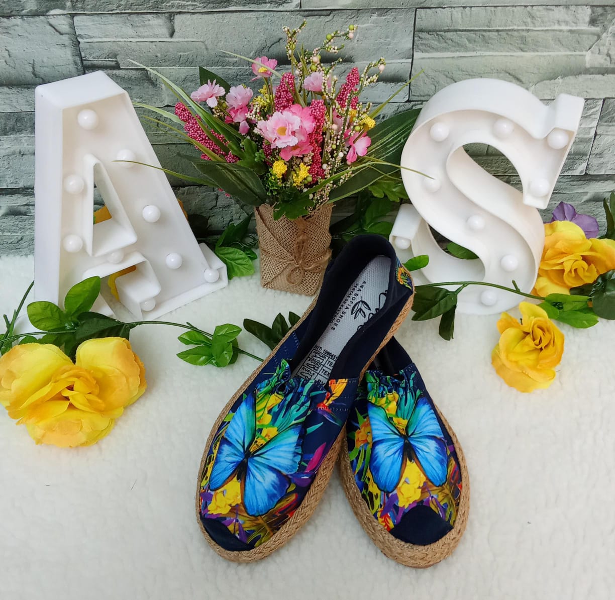ALPARGATAS DE MARIPOSAS